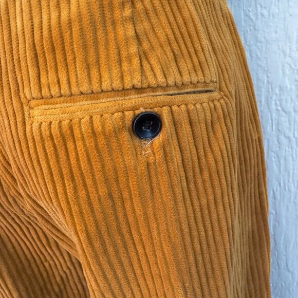 Perfect Fall Pants ZARA Golden Yellow Corduroy Crop (Super Soft!) - Picture 7 of 13